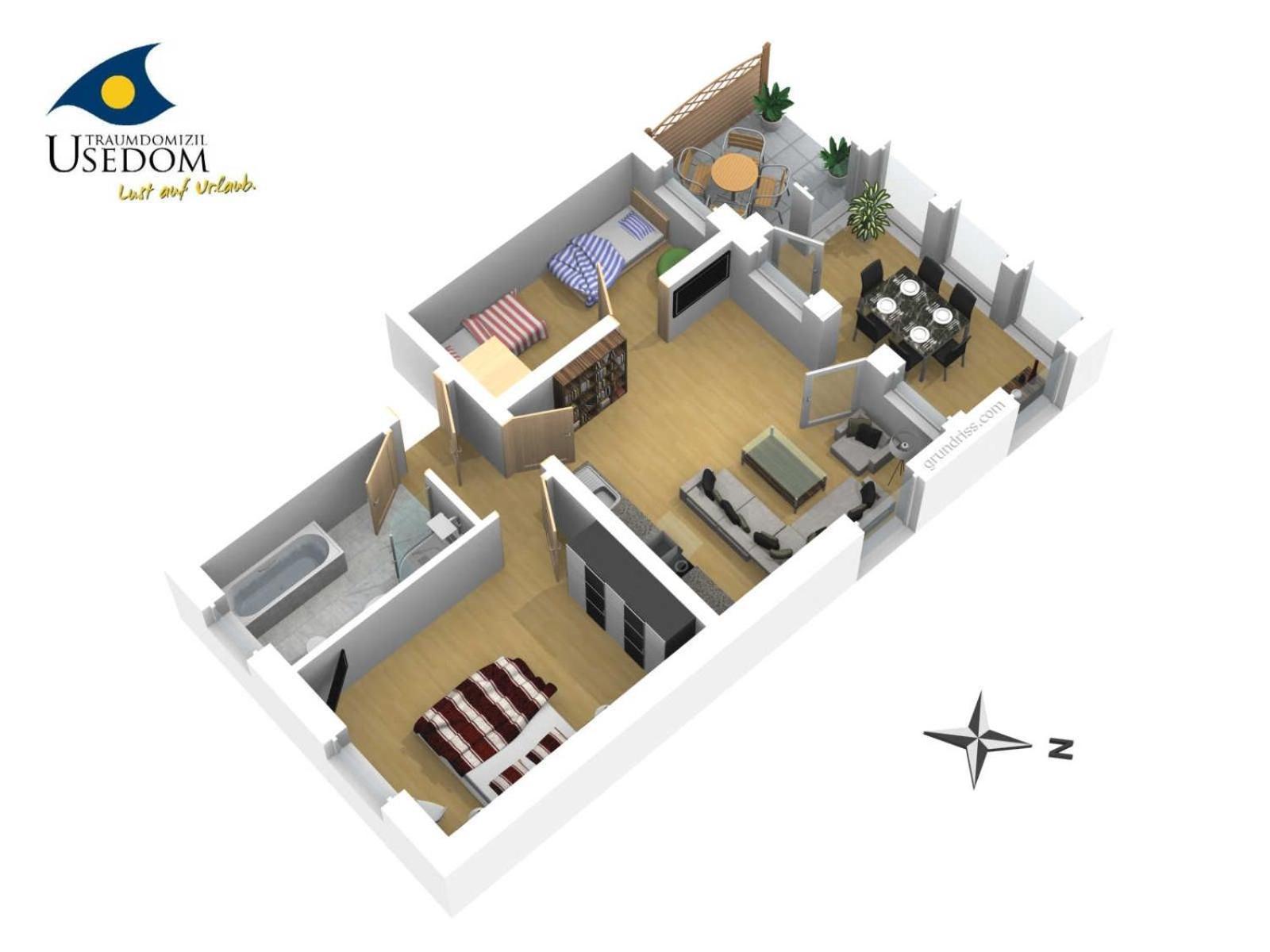 Ostseevilla Whg 02 Heringsdorf  Ngoại thất bức ảnh